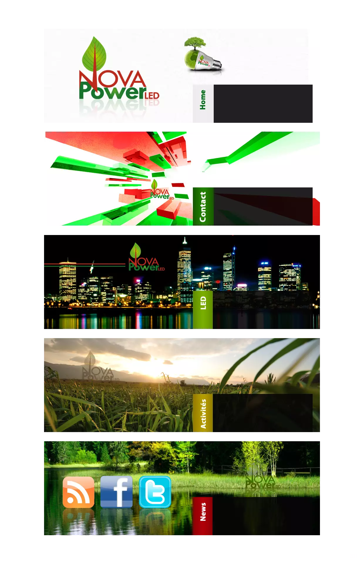 Novapowerled hero images by Patrick Widmer