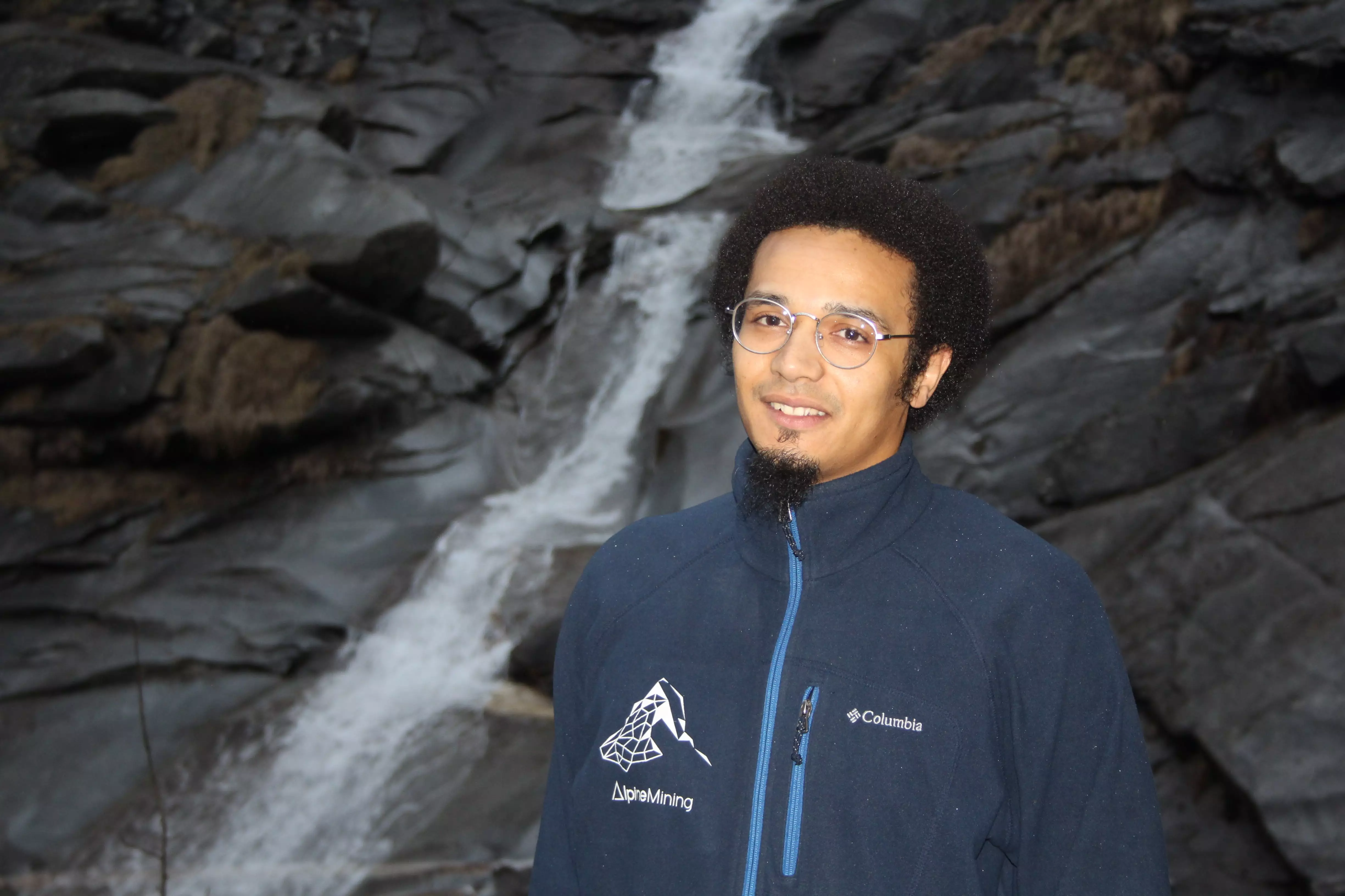 Photo alpine mining in Gondo Zwischbergen Simplon Valais wallis
