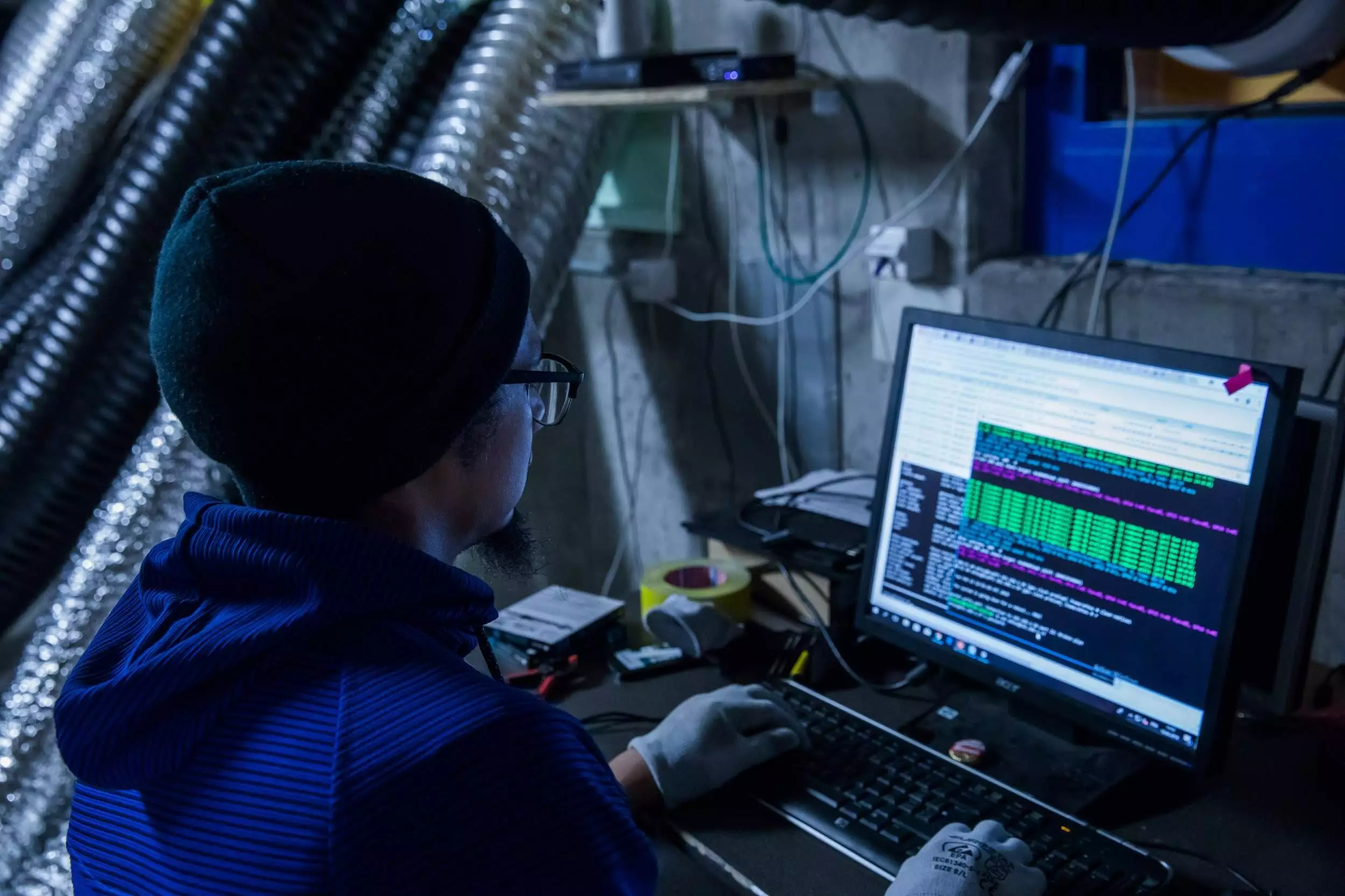 Photo alpine mining in Gondo Zwischbergen Simplon Valais wallis
