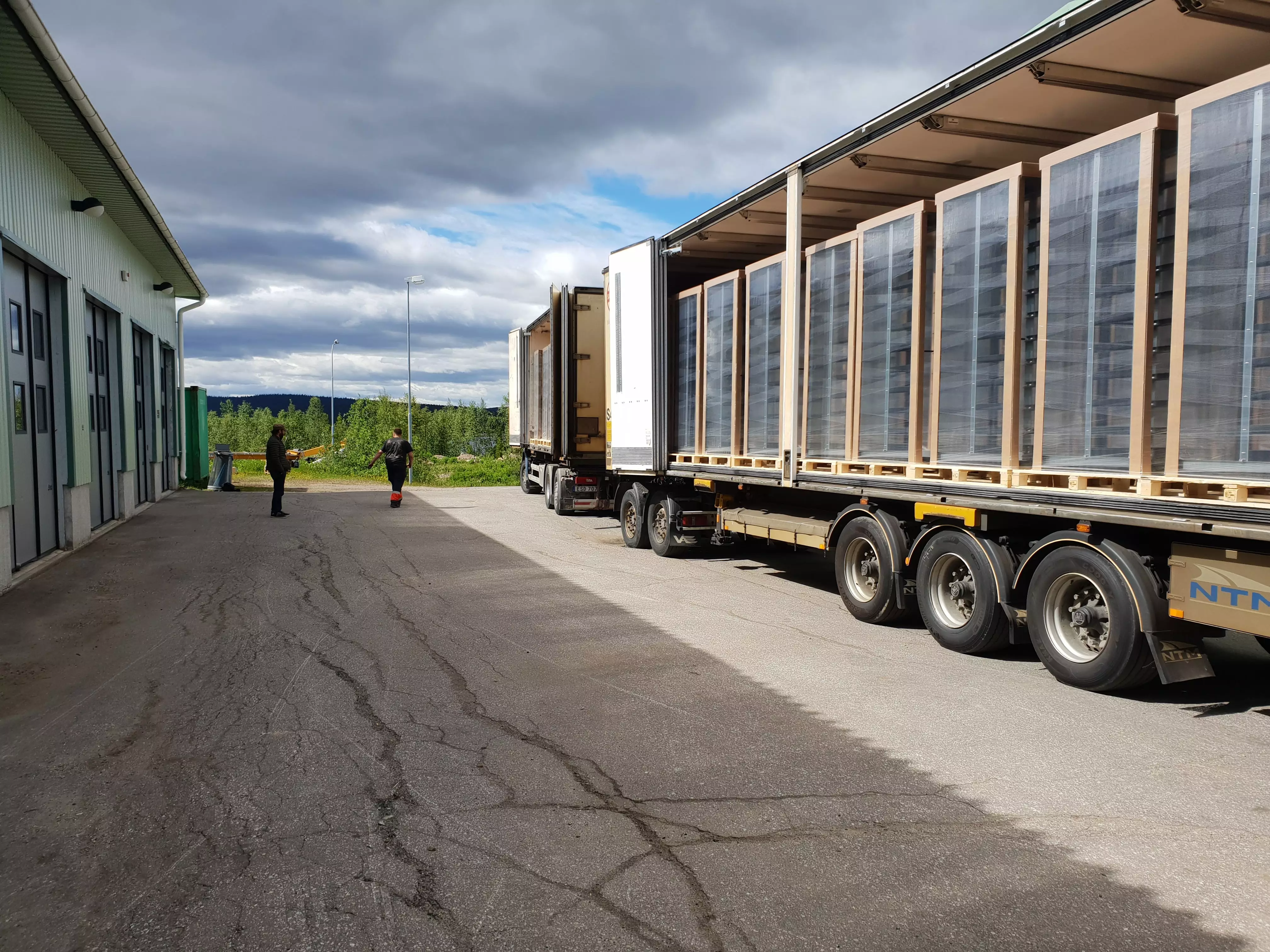 Photo alpine mining in Porjus Jokkmokk Norrbotten Sweden Arctic