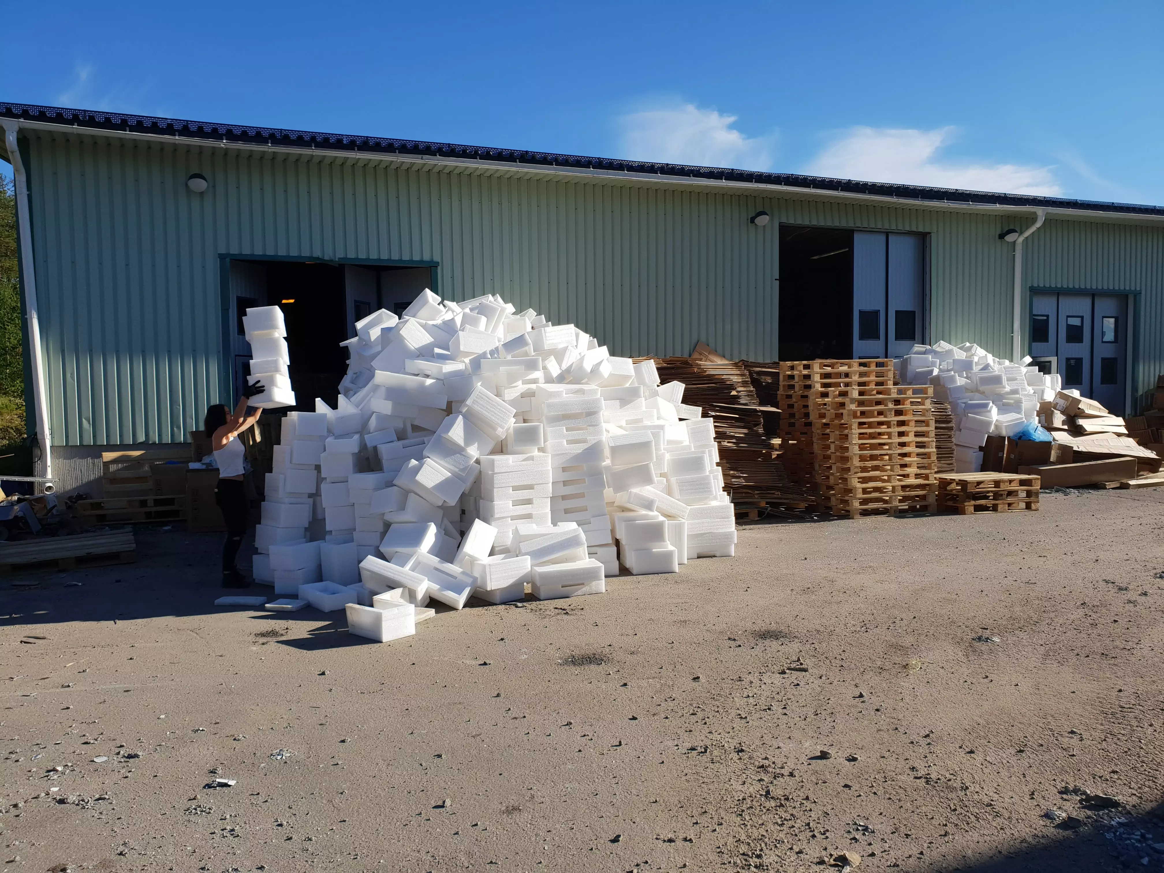 Photo alpine mining in Porjus Jokkmokk Norrbotten Sweden Arctic