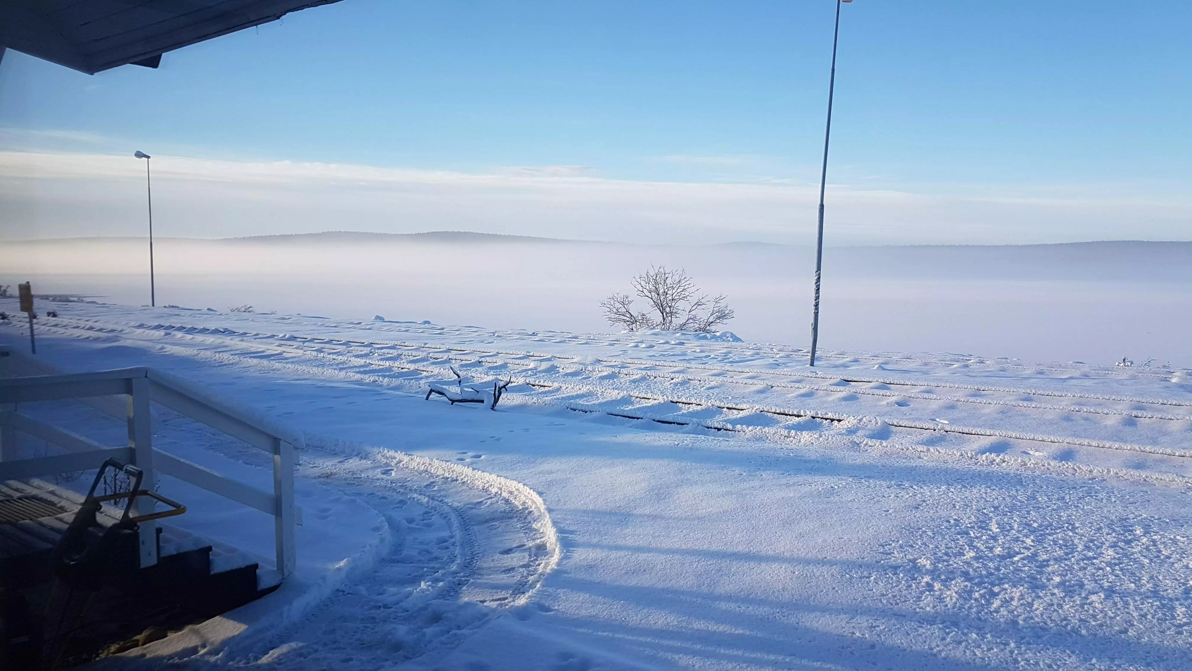 Photo alpine mining in Porjus Jokkmokk Norrbotten Sweden Arctic