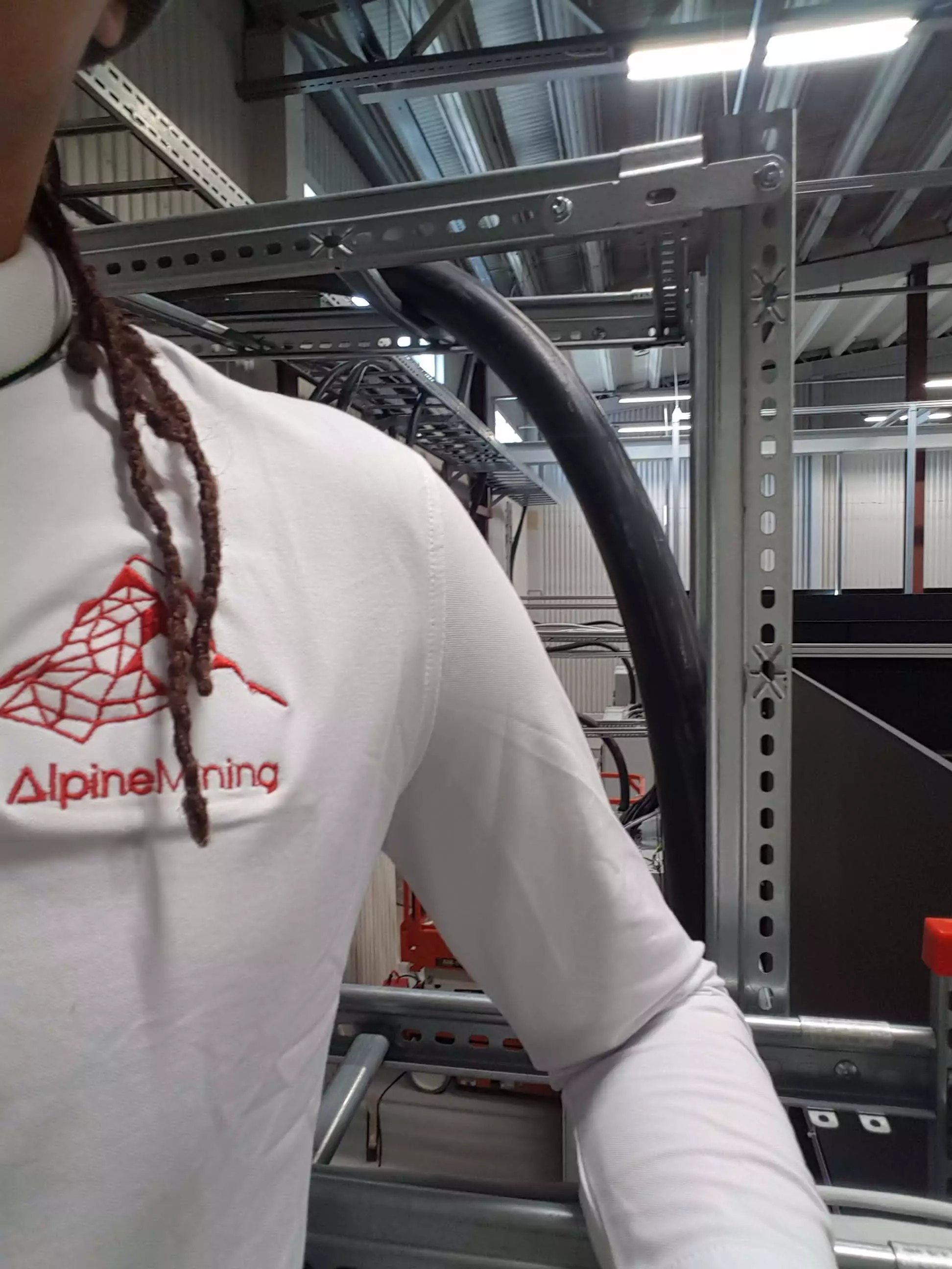 Photo alpine mining in Porjus Jokkmokk Norrbotten Sweden Arctic