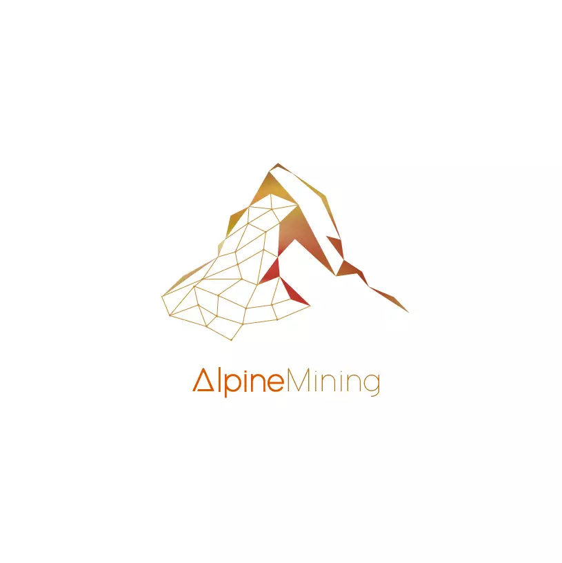 Alpinemining final logo by Patrick Widmer