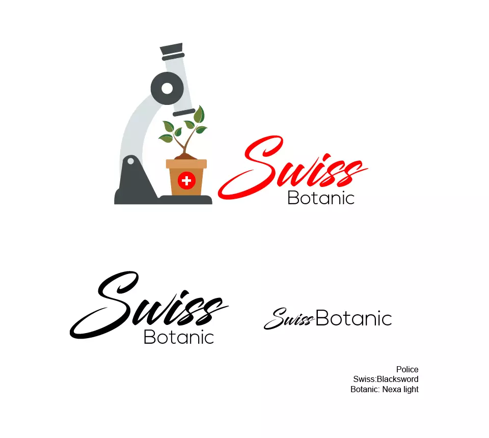 Swissbotanic multiple logo test 2 by Patrick Widmer
