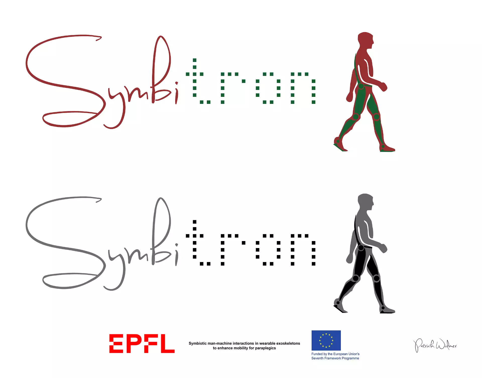 Symbitron BioRob logo epfl project by Patrick Widmer