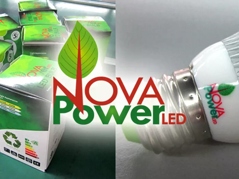 Novapowerled product design in highlight marketing image by Patrick Widmer
