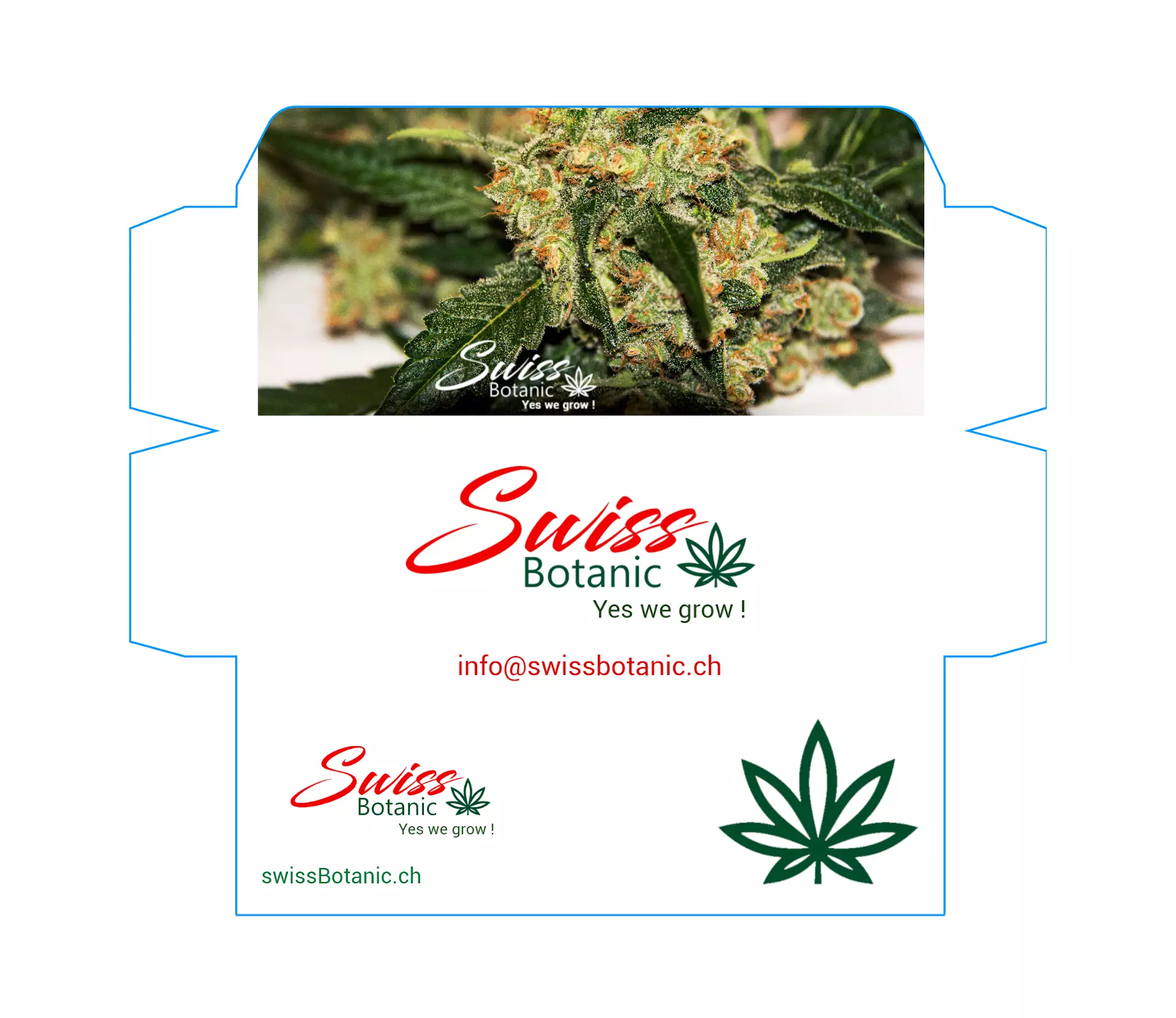 Swissbotanic rolling paper sophisticated design by Patrick Widmer