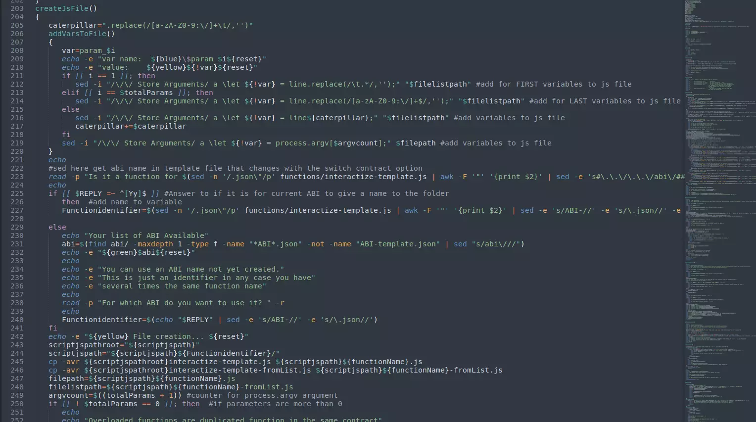 Bash script to interact with smart contracts functions 2 by Patrick Widmer