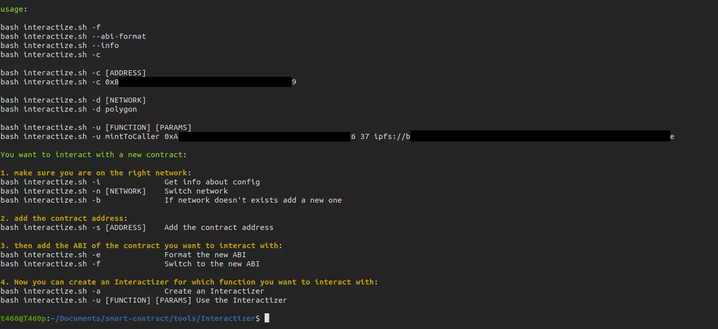 Bash script to interact with smart contracts help 2 by Patrick Widmer