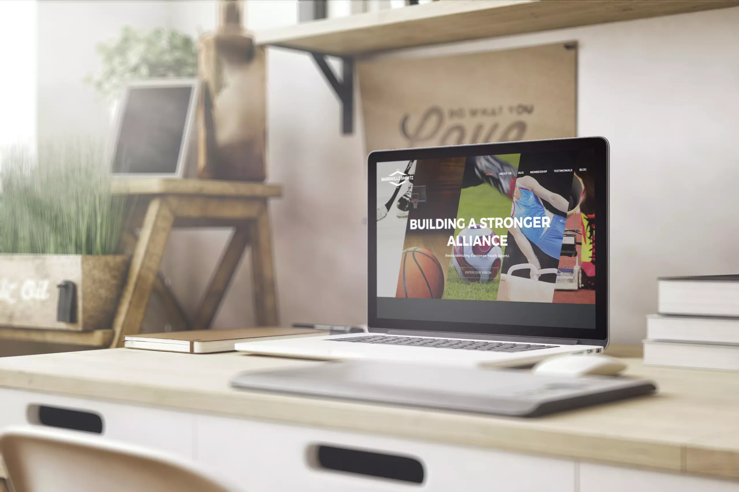 Maddskillz Sportz Coaching UI UX website by Patrick Widmer