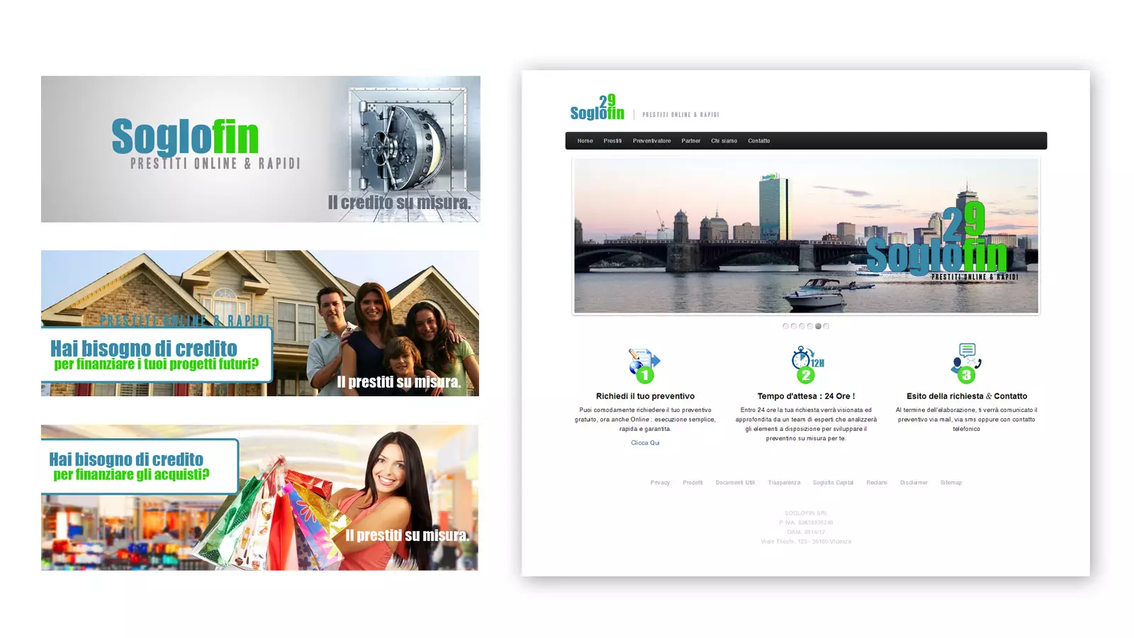 Soglofin Italian Finance website by Patrick Widmer