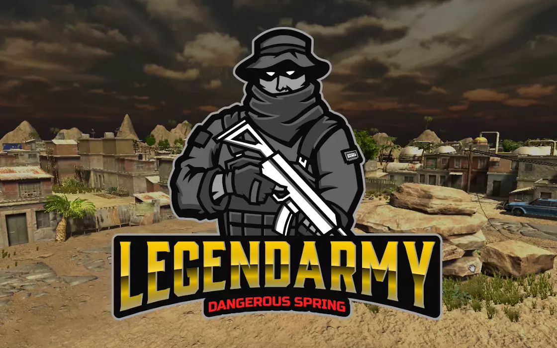 Legendarmy with environment background by Patrick Widmer