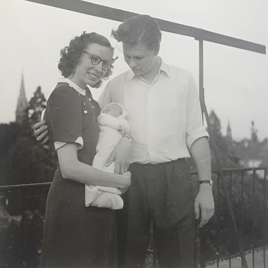 Helene Widmer (Leppert) et Hermann Widmer
